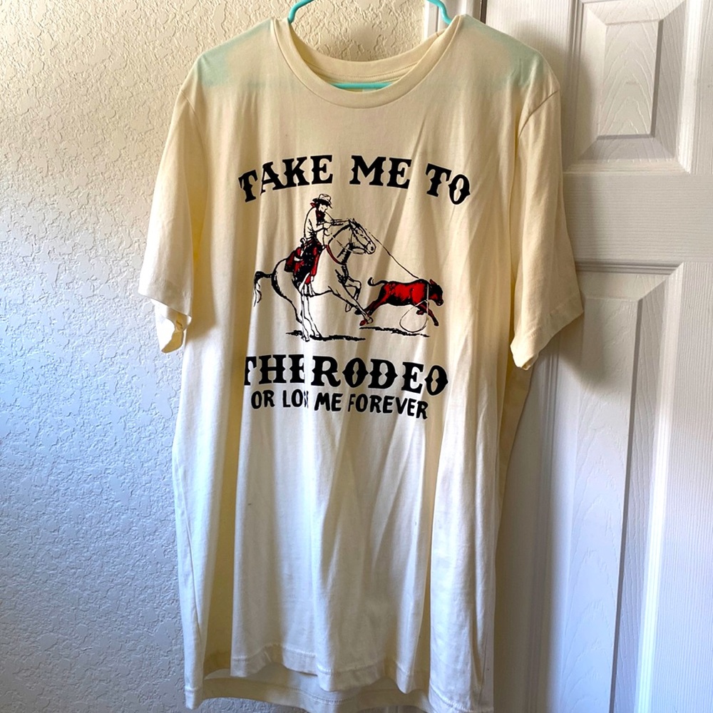Western Take me to the rodeo tee T-shirt XL